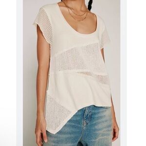 NWT Kimchi Blue Urban Outfitters Frill Top size Large